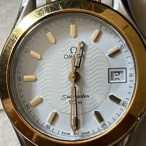 Omega Seamaster Ladies Two Tone 26mm Watch with box and paperwork Omega Steel and Gold (two tone) 2382.20.00 | SwissWatchExpo main image 3